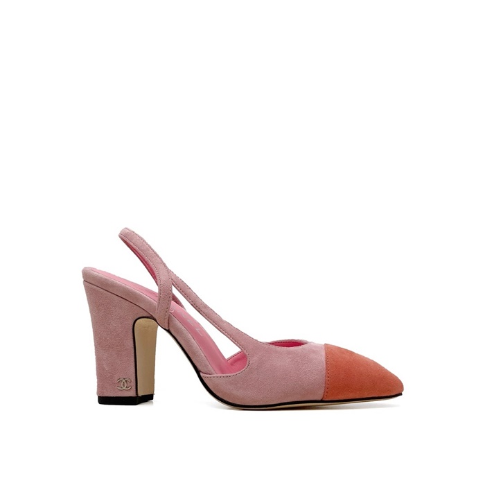 샤넬 여성 하이힐 슬링백 - Chanel Womens Pink Slingback - chs7449x