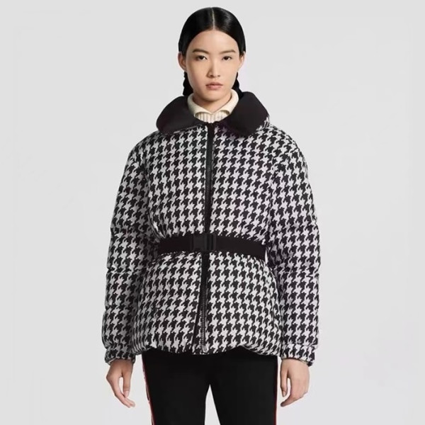 디올 여성 블랙 벨트 푸퍼 자켓 - Dior Women Black Puffer Jacket - dic9216x