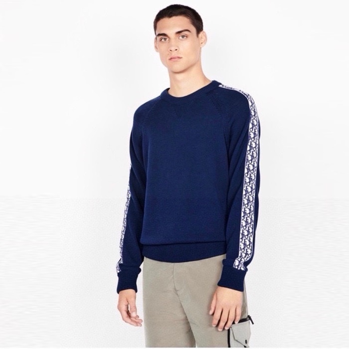 디올 남성 라운드 스웨터 - Dior Mens Round Knitwear - dic9210x 네이비