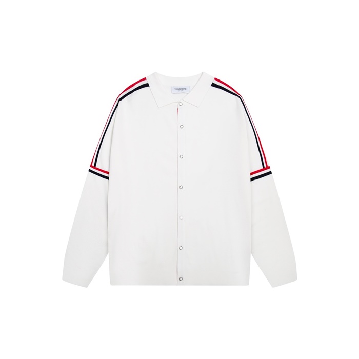 톰브라운 남성 폴로 니트 - Thom Browne Mens Polo Knitwear - thc7076x