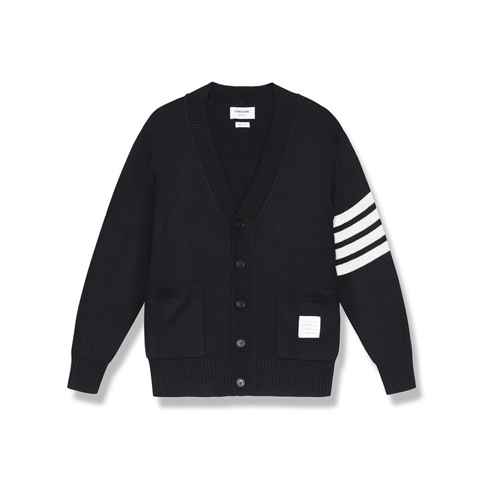 톰브라운 남성 브이넥 가디건 - Thom Browne Mens V-neck Cardigan - thc7071x