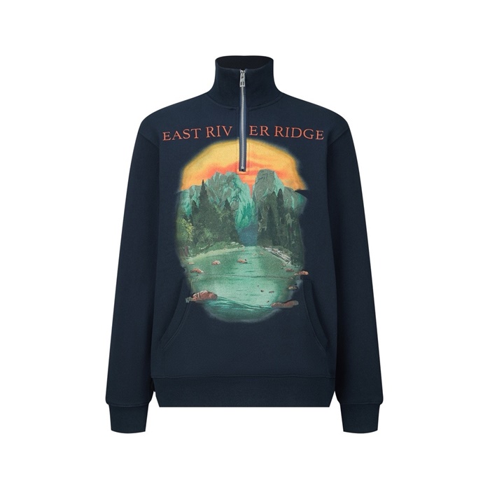 로에베 남성 집업 맨투맨 - Loewe Mens Zip-up Tshirts - loc9489x