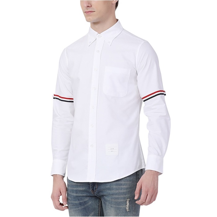 톰브라운 남성 클래식 셔츠 - Thom Browne Mens Dress Shirts - thc7371x