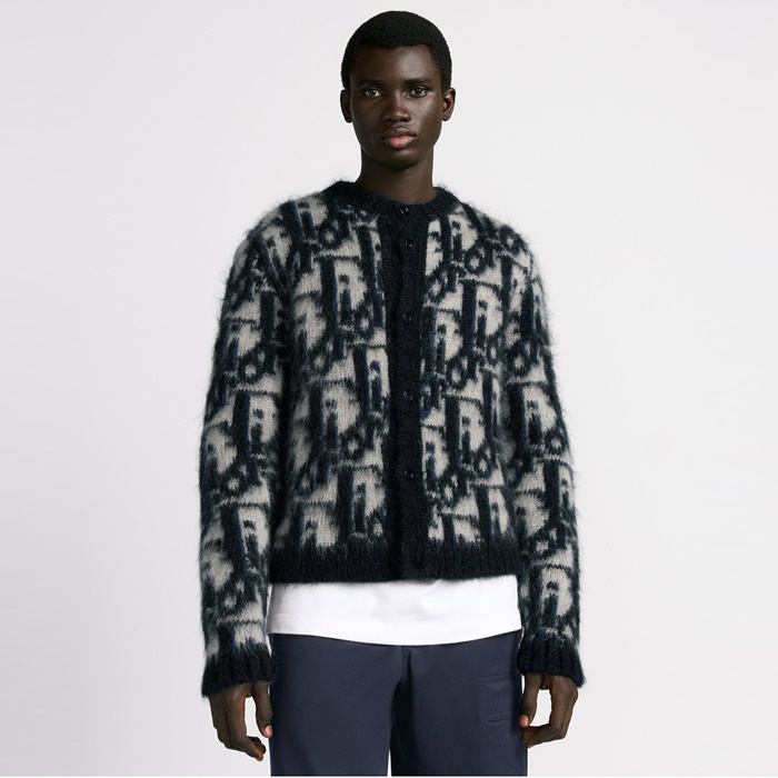 디올 남성 오블리크 가디건 - Dior Mens Oblique Cardigan - dic9041x