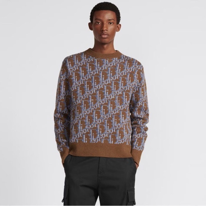 디올 남성 오블리크 니트 - Dior Mens Oblique Knitwear - dic9582x