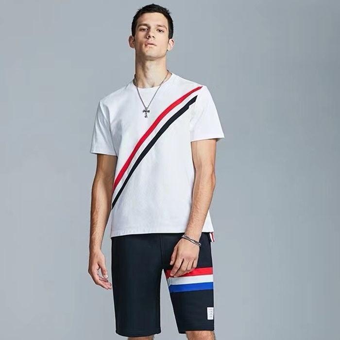 톰브라운 남성 클래식 반바지 - Thom Browne Mens Classic Half-pants - thc7442x