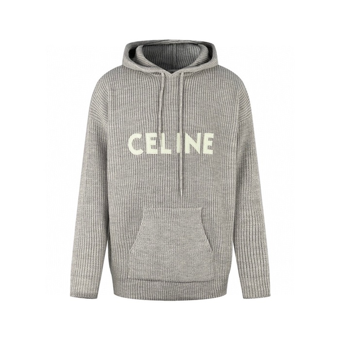 셀린느 남성 후드 니트웨어 - Celine Mens Hood Knitwear - cec7776x