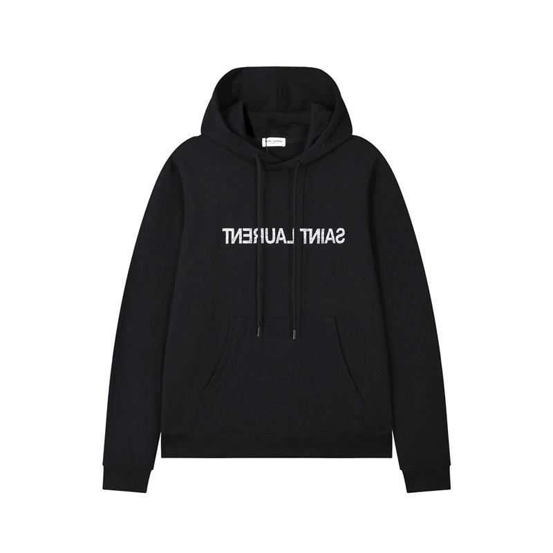 입생로랑 남성 캐쥬얼 블랙 후드티 - Saint laurent Mens Black Hoodie - ysl7205x