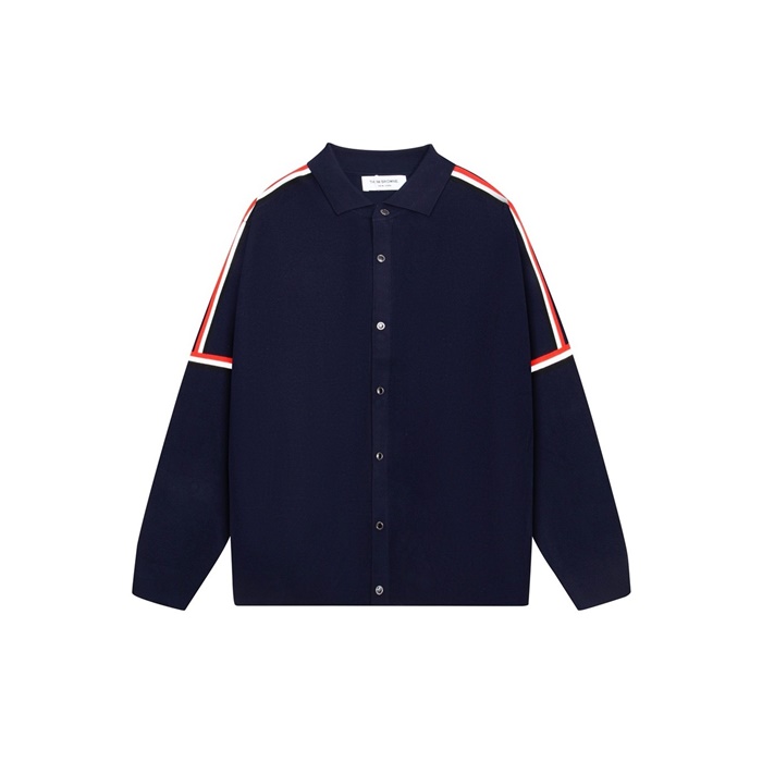 톰브라운 남성 폴로 니트 - Thom Browne Mens Polo Knitwear - thc7077x