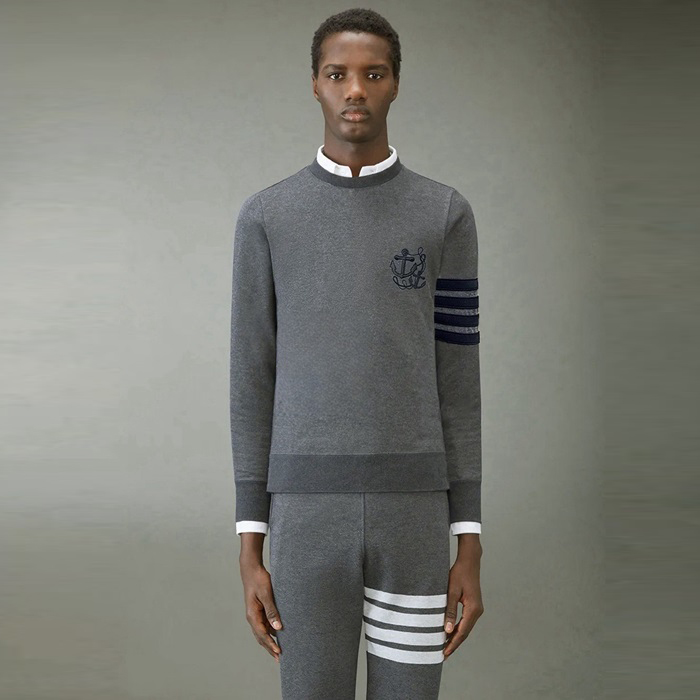 톰브라운 남성 라운드 맨투맨 - Thom Browne Mens Round Tshirts - thc7633x