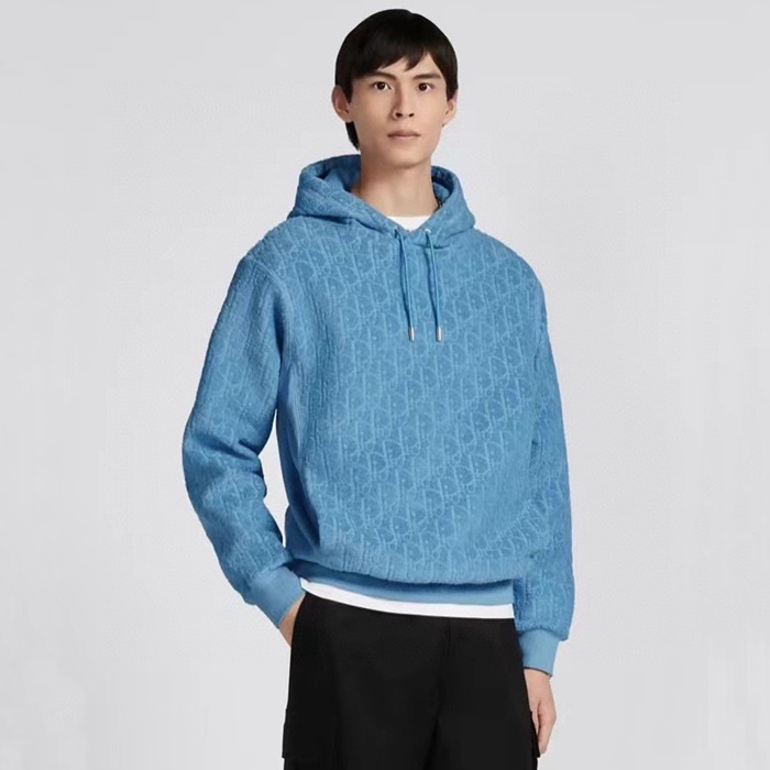 디올 남/녀 네이비 후드티 - Dior Unisex Navy Hoodie - dic9956x 블루