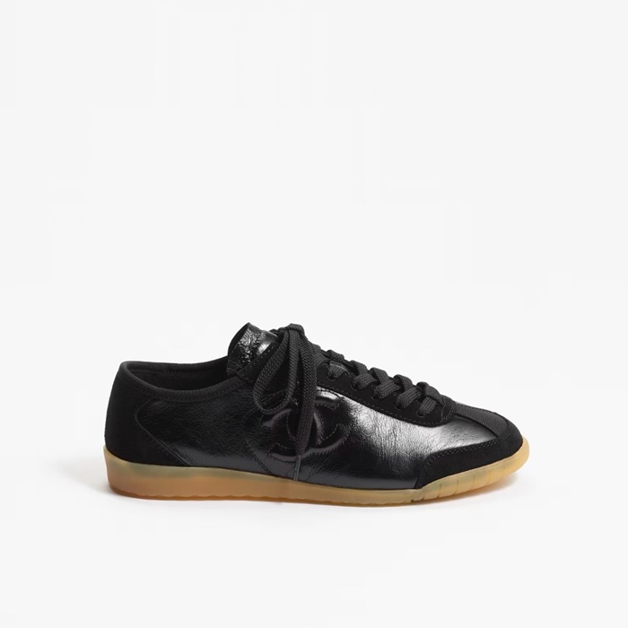 샤넬 여성 블랙 스니커즈 - Chanel Womens Black Sneaker - chs7591x