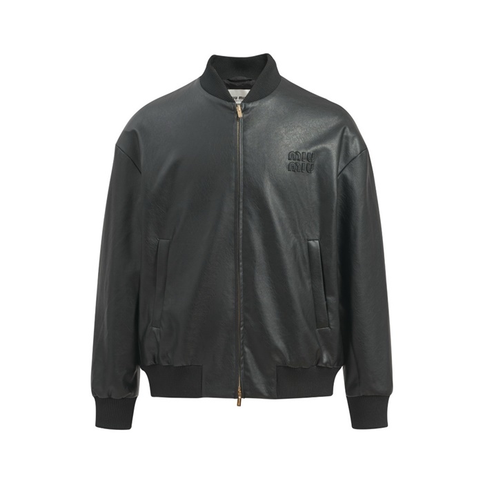 미우미우 남성 가죽 자켓 - Miumiu Mens Leather Jacket - mic7054x