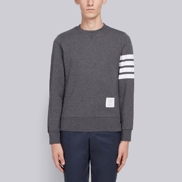 톰브라운 남성 라운드 맨투맨 - Thom Browne Mens Round Tshirts - thc7328x