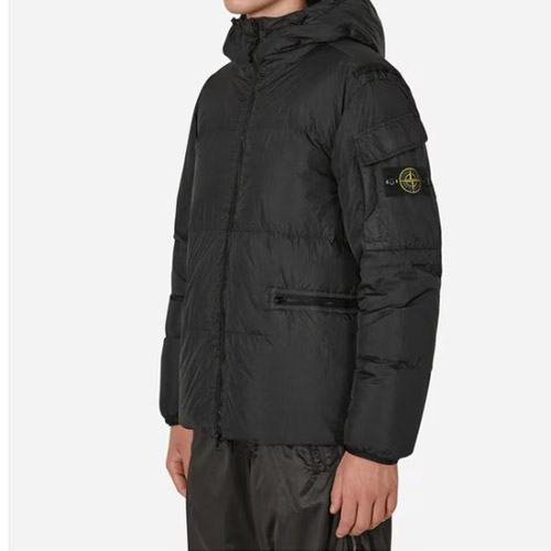 스톤아일랜드 크링클랩스 후드 다운 패딩자켓 7715 40223 - Stone Island Crinkle Reps Hooded Down Jacket