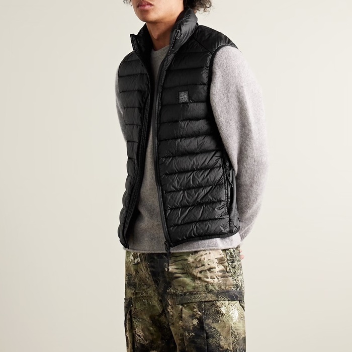 스톤아일랜드 남성 다운 베스트 - Stone Island Mens Down Best - stc7493x