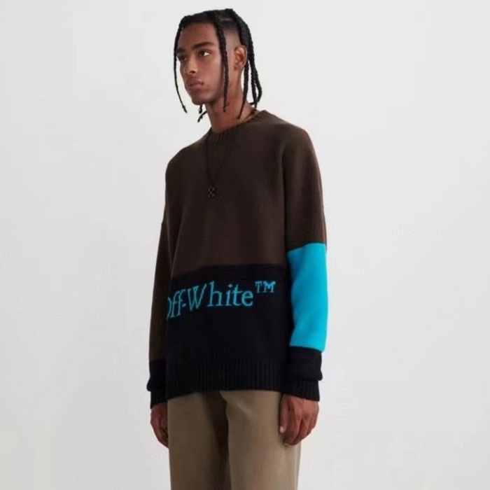 오프화이트 남성 라운드 니트 - Off-white Mens Round Knitwear - ofc7695x