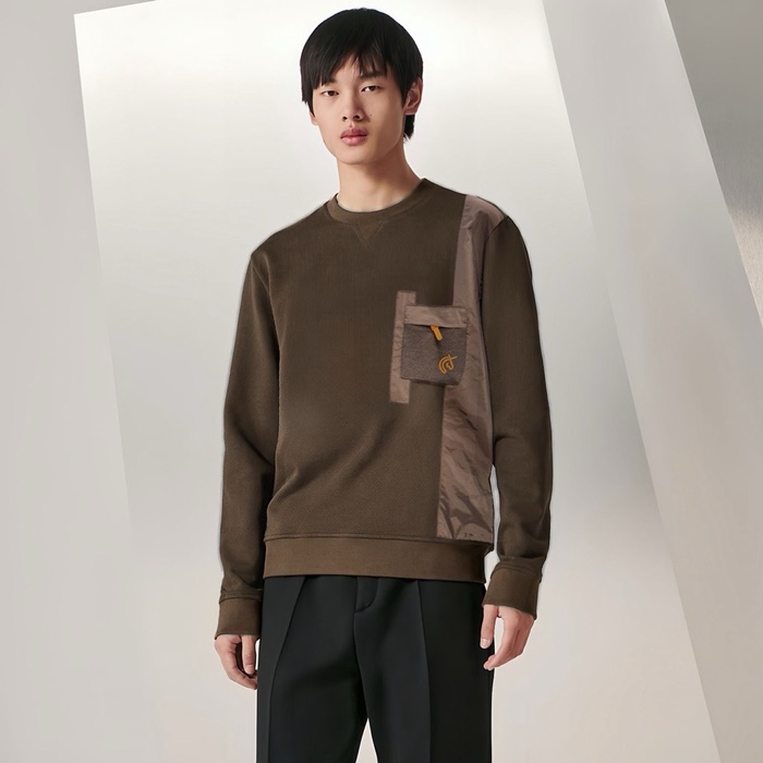 에르메스 남성 라운드 맨투맨 - Hermes Mens Round Tshirt - hec7907x