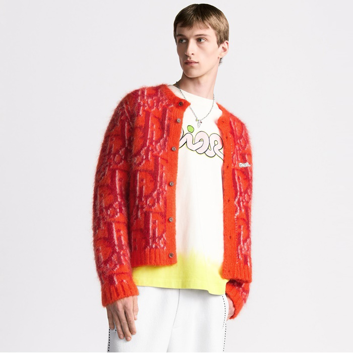 디올 남성 오블리크 가디건 - Dior Mens Oblique Cardigan - dic9041x