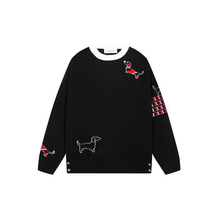 톰브라운 남성 라운드 니트 - Thom Browne Mens Round Knitwear - thc7024x