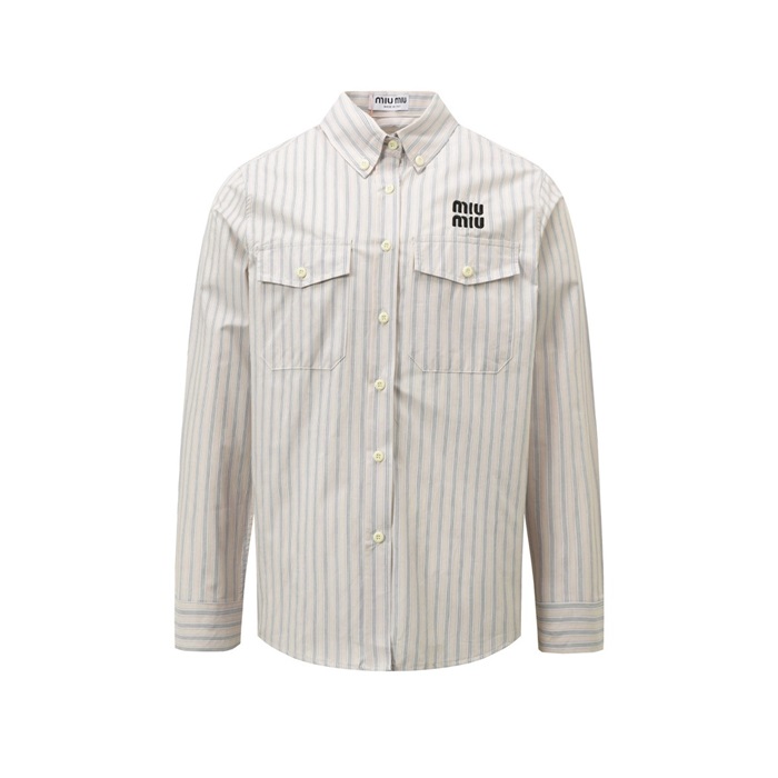 미우미우 남/녀 체크 셔츠 - Miumiu Unisex Flanner Shirts - miu7471x