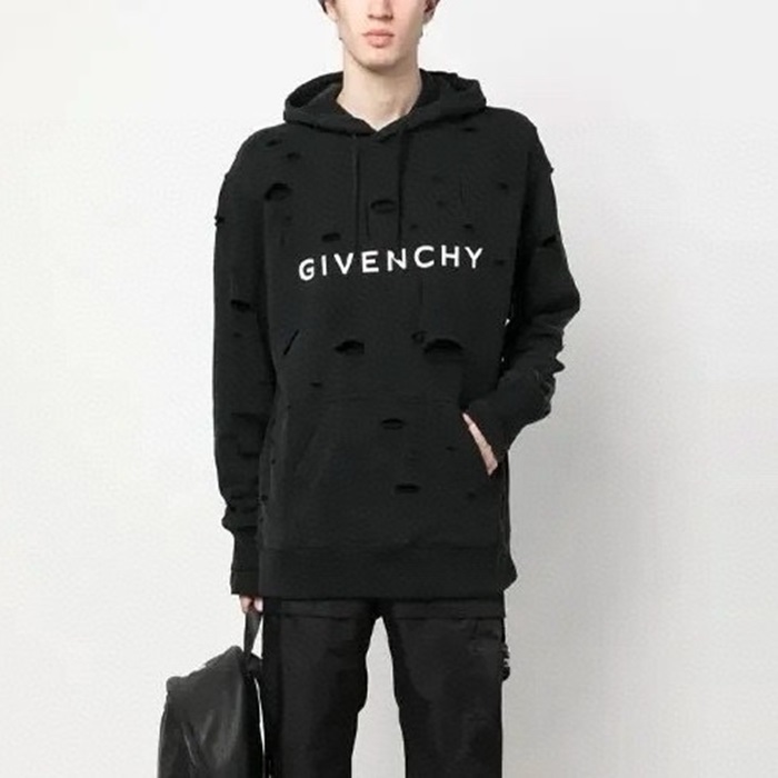 지방시 남성 블랙 후드티 - Givenchy Mens Black Hoodie - gic9089x