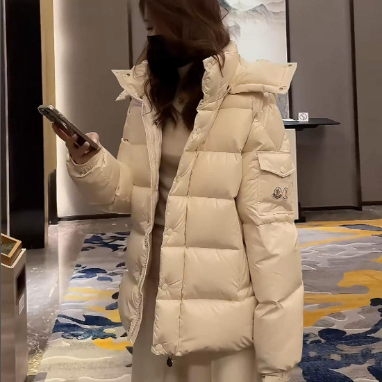 몽클레르 마야 70 쇼트 다운 자켓 아이보리 남/녀공용1A00256 - Moncler Maya 70 Short Down Jacket White