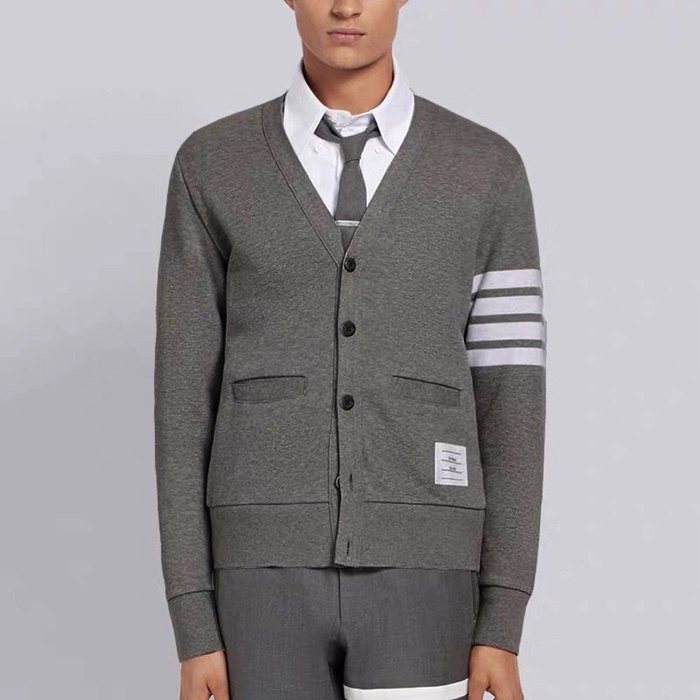 톰브라운 남성 브이넥 가디건 - Thom Browne Mens Cardigan - thc7447x