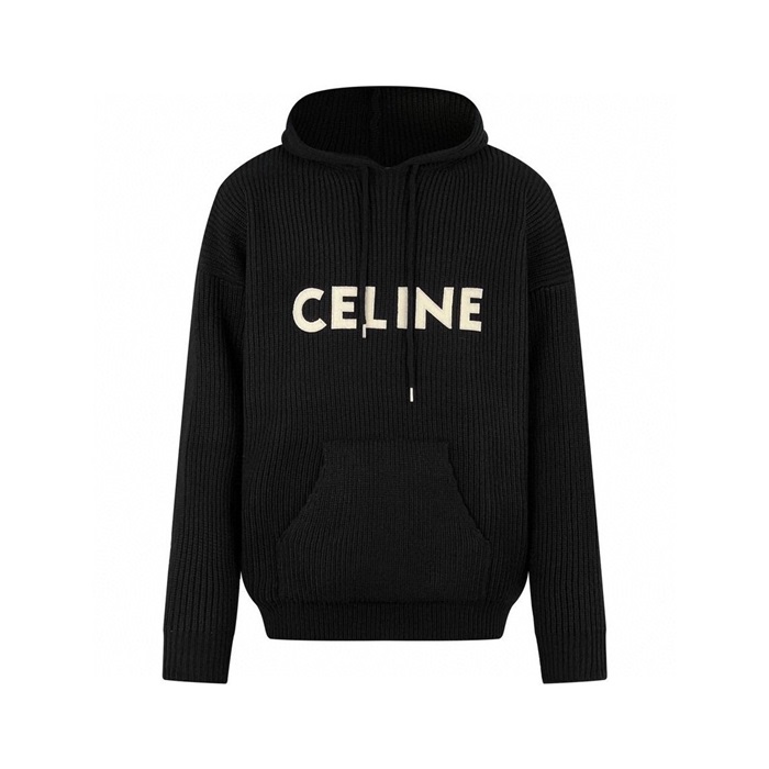 셀린느 남성 후드 니트웨어 - Celine Mens Hood Knitwear - cec7776x