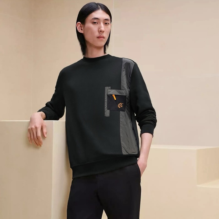 에르메스 남성 라운드 맨투맨 - Hermes Mens Round Tshirt - hec7907x