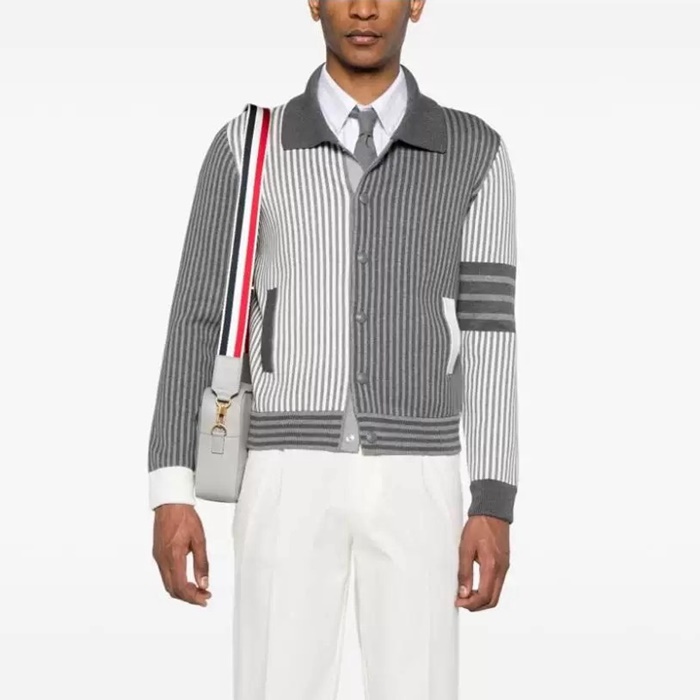 톰브라운 남성 폴로 가디건 - Thom Browne Mens Cardigan - thc7948x