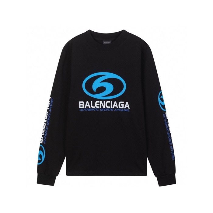 발렌시아가 남성 라운드 긴팔티 - Balenciaga Mens Round Tshirt - bac7640x