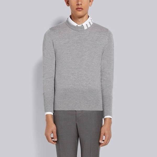 톰브라운 남성 라운드 니트 - Thom Browne Mens Round Knitwear - thc7814x