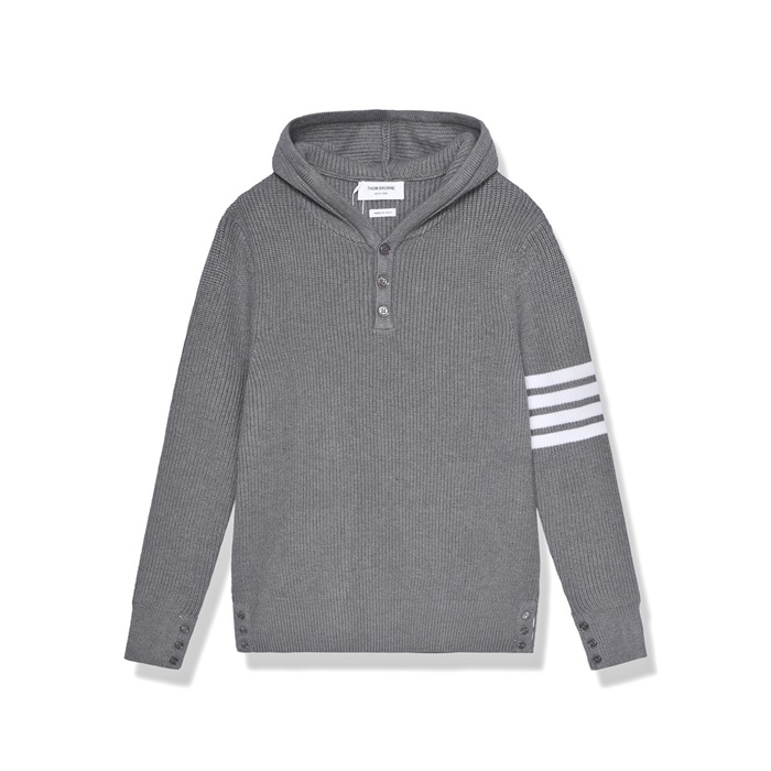 톰브라운 남성 후드 니트웨어 - Thom Browne Mens Hood Knitwear - thc7068x
