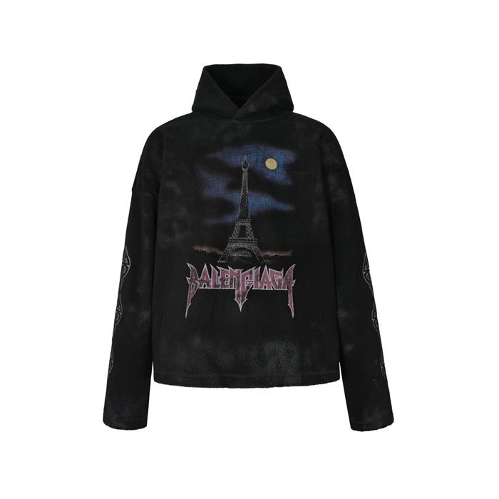 발렌시아가 남성 오버핏 후드티 - Balenciaga Mens Over Size Hoodie - bac7412x