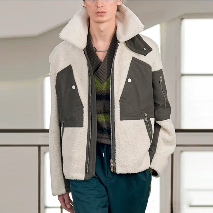 에르메스 남성 가죽 자켓 - Hermes Mens Leather Jacket - hec7689x