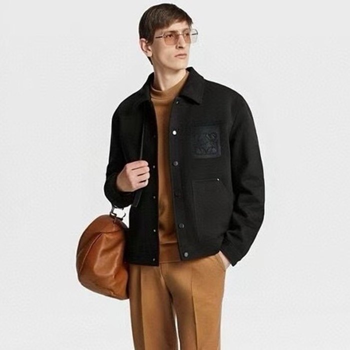 로에베 남성 베이직 재킷 - Loewe Mens Basic Jacket - loc9634x