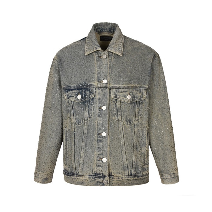발렌시아가 남성 데님 재킷 - Balenciaga Mens Denim Jacket - bac7105x