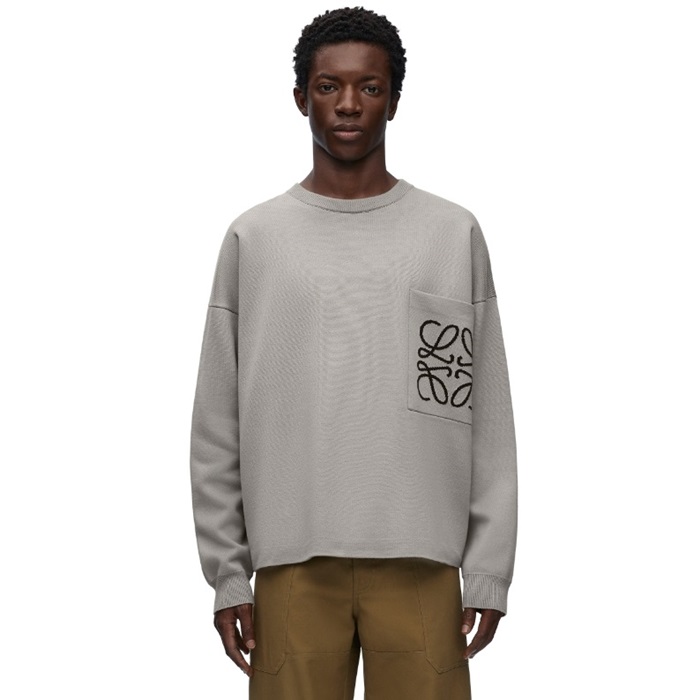 로에베 남성 라운드 스웨터 - Loewe Mens Round Sweater - loc9957x