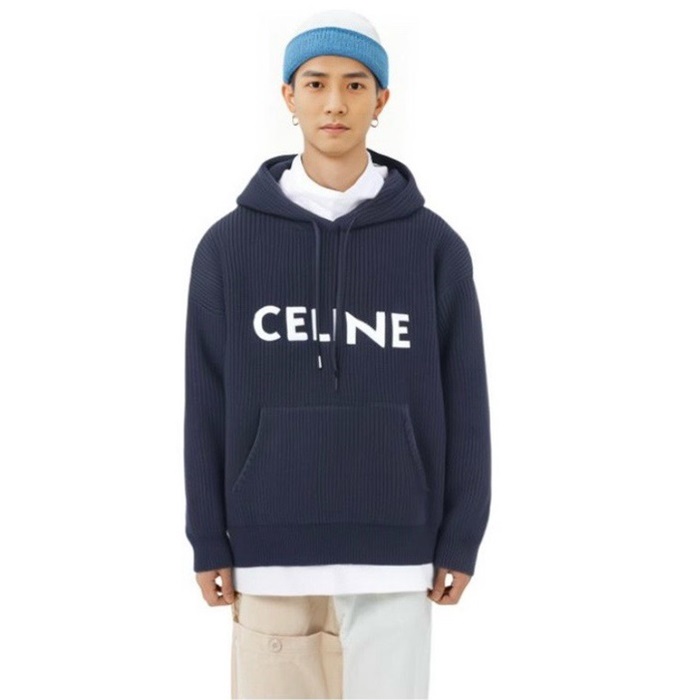 셀린느 남성 후드 니트웨어 - Celine Mens Hood Knitwear - cec7515x