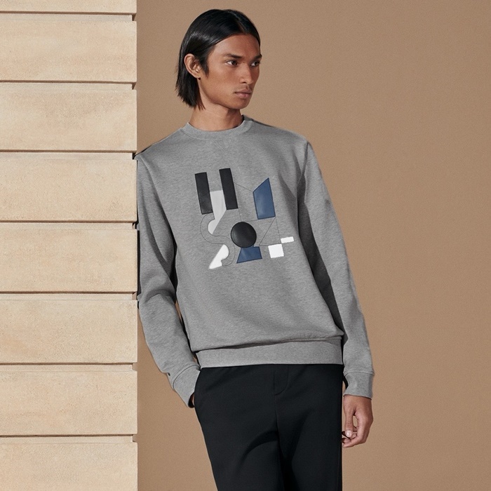 에르메스 남성 라운드 맨투맨 - Hermes Mens Round Tshirts - hec7932x