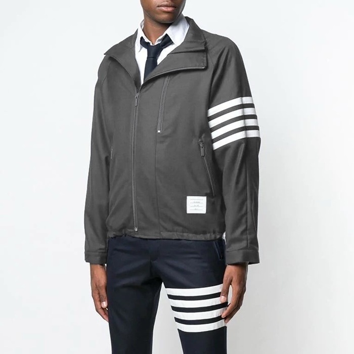 톰브라운 남성 그레이 자켓 - Thom Browne Mens Gray Jackets - thc7437x