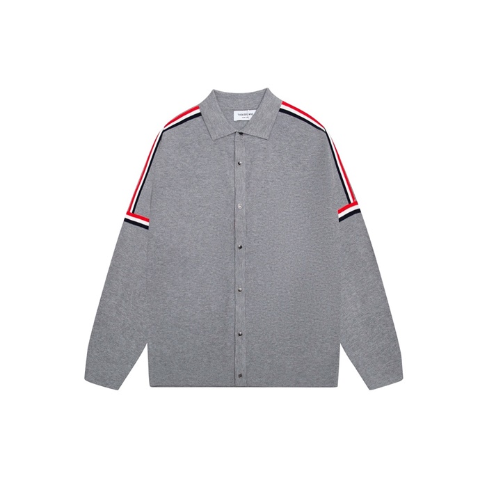 톰브라운 남성 폴로 니트 - Thom Browne Mens Polo Knitwear - thc7078x