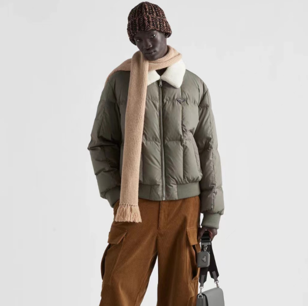 프라다 남성 카키 패딩 자켓 - Prada Mens khaki Jackets - pr7808x