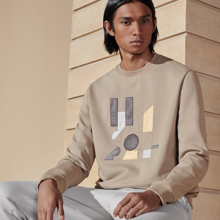 에르메스 남성 라운드 맨투맨 - Hermes Mens Round Tshirts - hec7932x