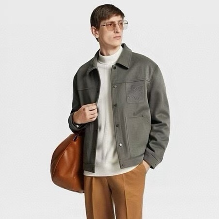 로에베 남성 베이직 재킷 - Loewe Mens Basic Jacket - loc9634x