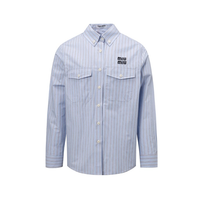 미우미우 남/녀 체크 셔츠 - Miumiu Unisex Flanner Shirts - miu7471x