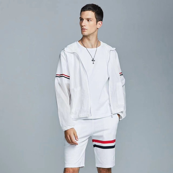 톰브라운 남성 클래식 반바지 - Thom Browne Mens Classic Half-pants - thc7441x