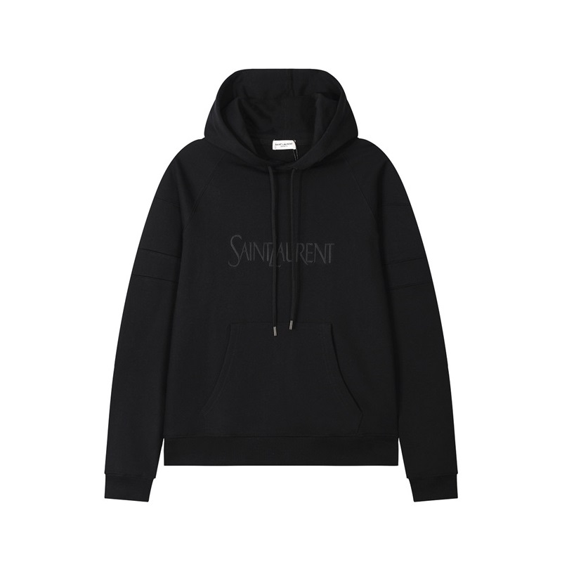 입생로랑 남성 캐쥬얼 블랙 후드티 - Saint laurent Mens Black Hoodie - ysl7416x