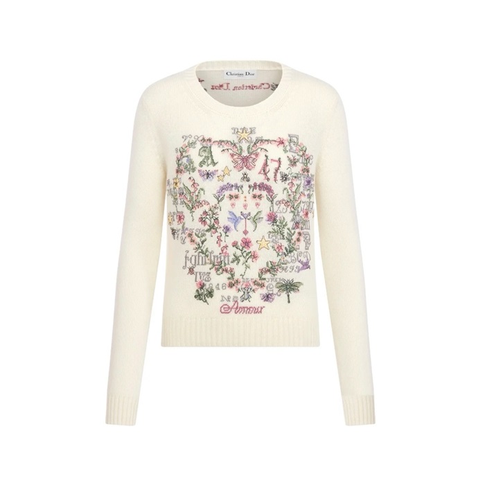 디올 여성 라운드 스웨터 - Dior Womens Round Sweater - dic9949x